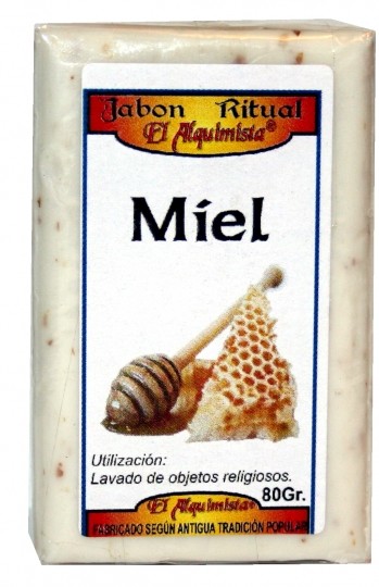 JABON MIEL hecho a mano, 100g.