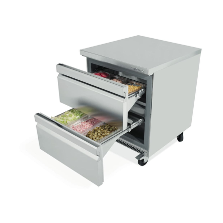 Mesa undercounter de refrigeración con cajones – INFRICO - UC 27 2D