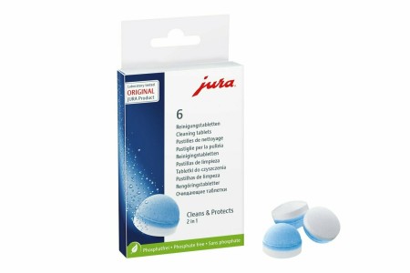 Pastillas JURA de limpieza de 2 fases