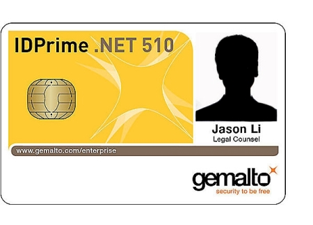 Tarjeta RFID Thales IDPrime .NET 510 V3