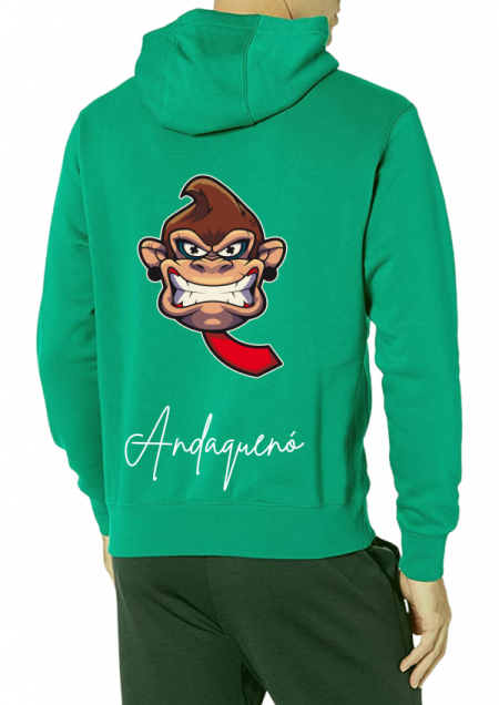 Hoodie Verde Unisex ANDAQUENO - Ref: 13851