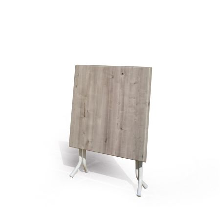 ARIAN-808 MESA TABLERO GRIS PATA PLEGABLE