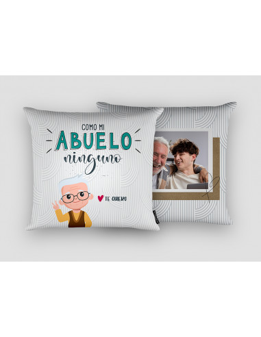 Cojin Foto Abuelo Personalizado