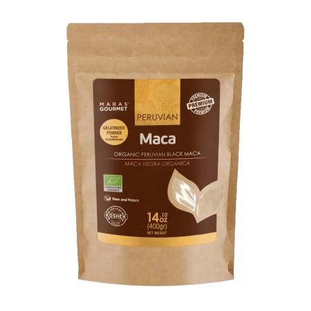 Maca Organica Negra- Gelatinizada           
Organic Black Maca - Gelatinized   