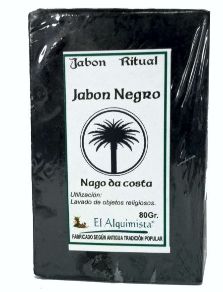 JABON NAGO DA COSTA (NEGRO) 100g. fabricado a mano.