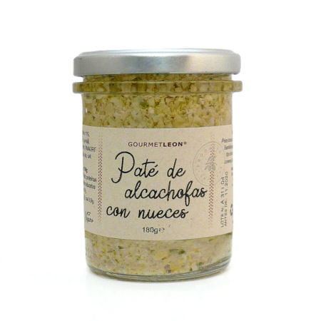 Paté de alcachofas con nueces 180 gr.