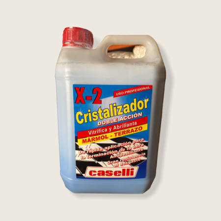 Caselli X2 Cristalizador Azul. Garrafa de 5 L.