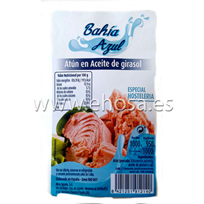 Atun En Aceite Girasol Bolsa 1 Kg B.Azul