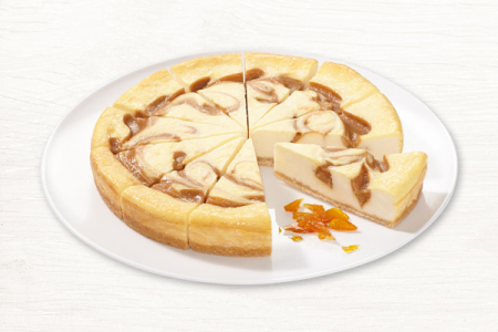 Tarta de Queso con Dulce de leche