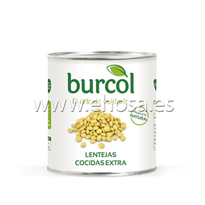 Lentejas Cocidas 3Kg Burcol