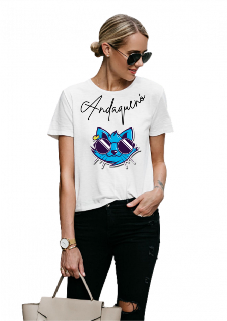 Camiseta mujer ANDAQUENO - Ref: 10016