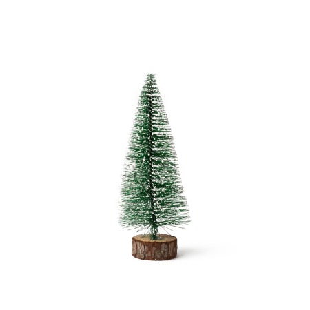 Árbol de Navidad pequeño 16cm. con base de madera