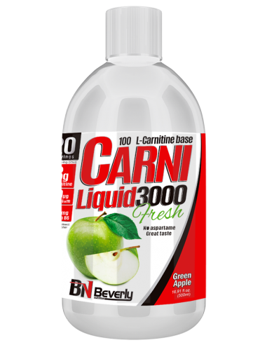 Carni Liquid 3000 Manzana. 3 gr Carnitina