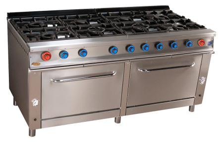 Cocina de gas industrial SERIE 750 CM 828 H