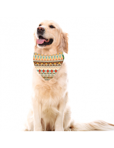 Bandana para perros Estampado Étnico Beige