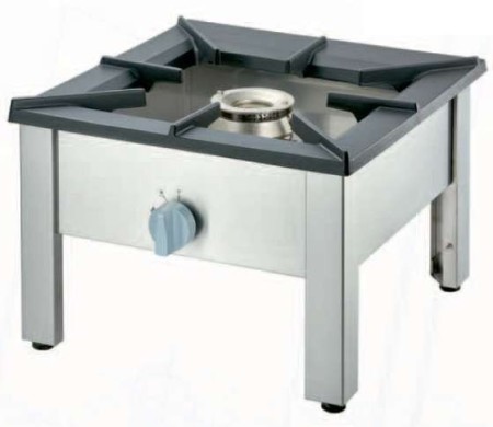 Cocina a gas auxiliar 1 fuego 565x605x380h mm 14 kW (sólo gas natural) 773035 Línea Varsovia