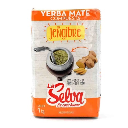 Yerba Mate La Selva con Jengibre