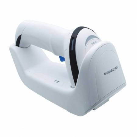 Lector de códigos de barras Datalogic Gryphon GBT4200, 1D, Bluetooth, USB, kit, blanco