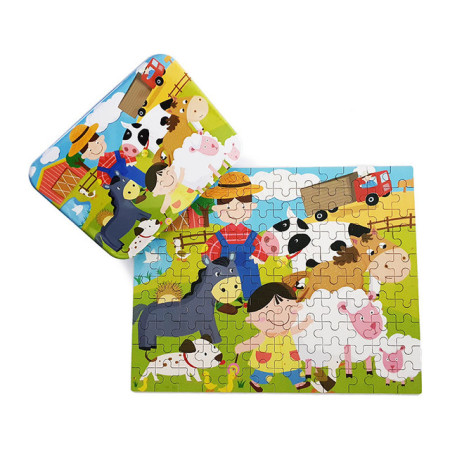 Puzzle de historias Granjero 120 pcs