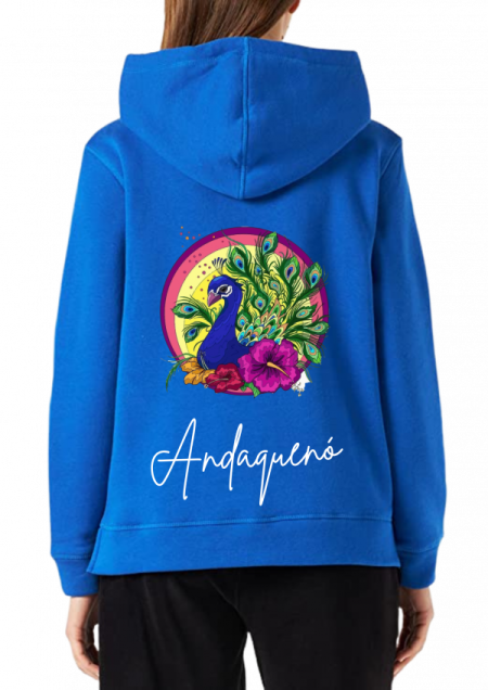 Hoodie Azul Unisex ANDAQUENO - Ref: 13655