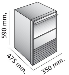 Máquina de hielo Orion 20