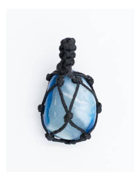 Colgante Piedra Macrame - SDJ0006