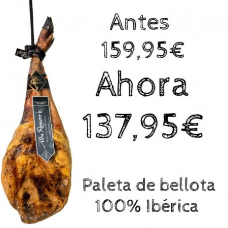 Paleta de bellota 100% Ibérica A.Romero