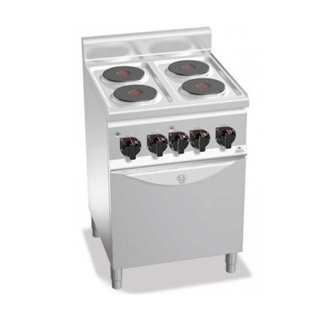 Cocina eléctrica CLASSIC Gama PLUS 600 – BERTO’S - E6P4+FE1