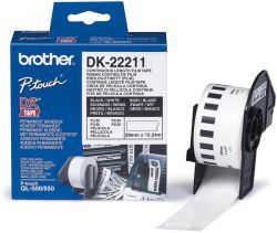 Cinta continua laminada Brother DK22211, 29 mm, 15,24 m