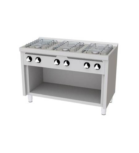 Cocina a Gas 6 Fuegos 1200x600 ECO