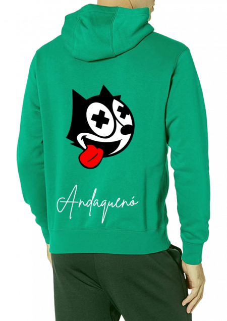 Hoodie Verde Unisex ANDAQUENO - Ref: 13887