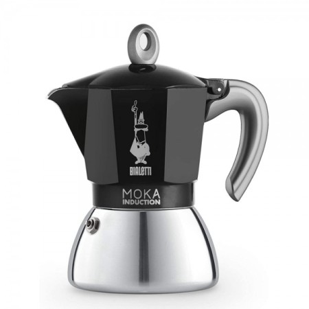 Cafetera Moka Inducción 6 Tazas Negra Bialetti