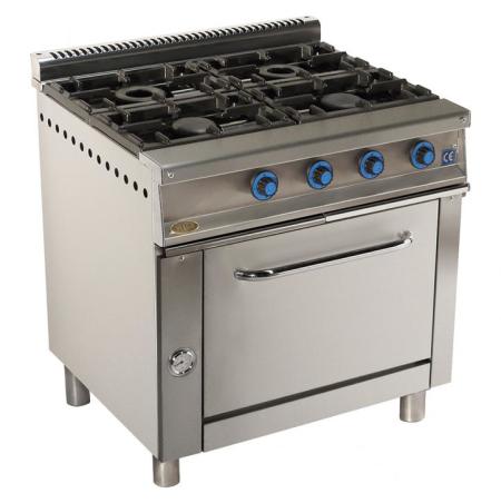 Cocina de gas industrial SERIE 750 CM 804 H