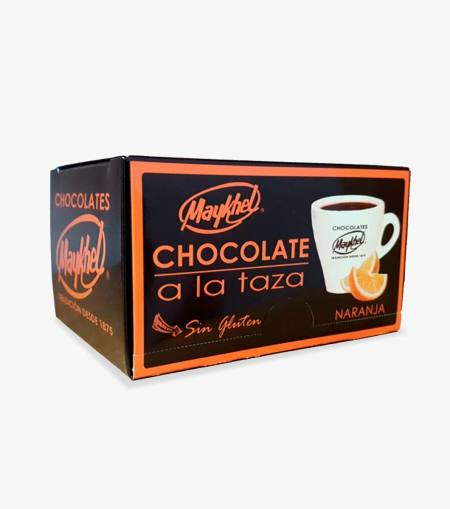 Chocolate a la taza sabor Naranja