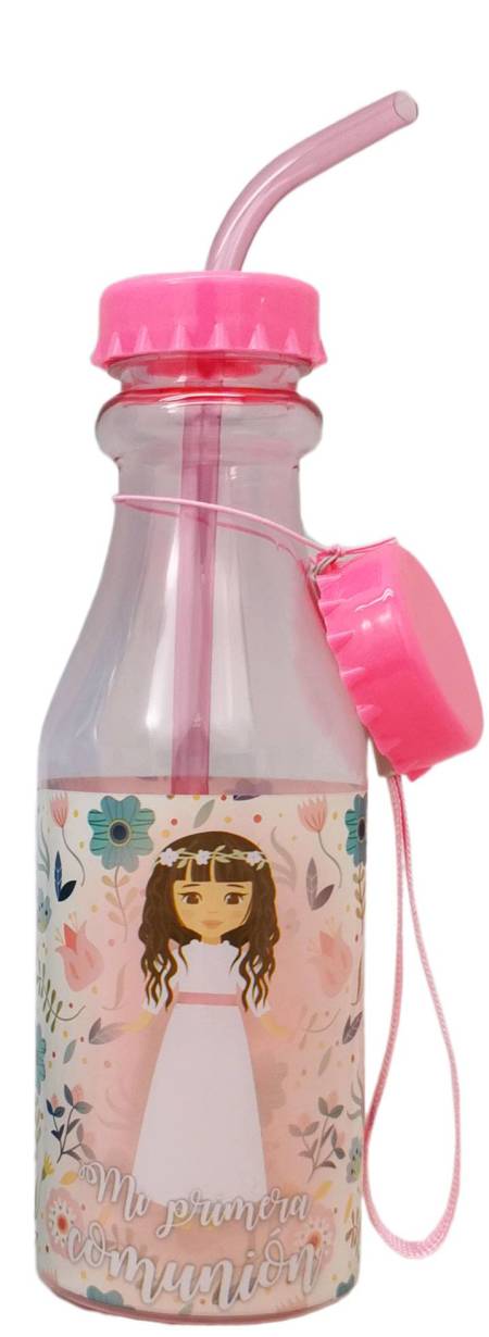 BOTELLA PVC COMUNIÓN NIÑA 500 ML