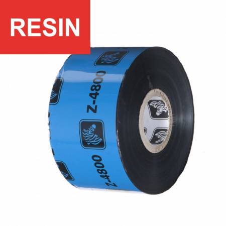 Ribbon Zebra 4800 89mm x 450m, negro, facia fuera