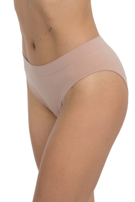 Pack.2 Bikini moldeadora seamless 3D, Carla.-Nude-L (42-44)