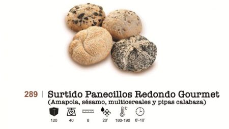 Surtido Panecillos Redondo Gourmet