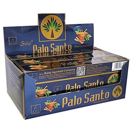 12 Packs incienso Balaji - palo Santo 15gr