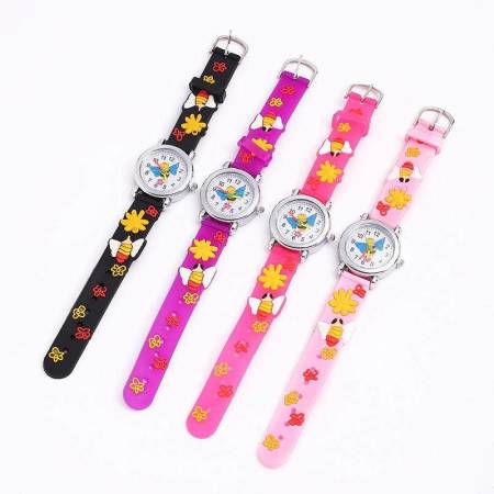 RELOJ ABEJA SILICONA - RELOJES INFANTILES NIÑAS CUMPLEAÑOS