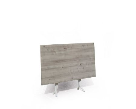 ARIAN-1270 MESA  TABLERO GRIS PATA PLEGABLE