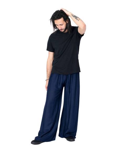 Pantalón Azul Pata Ancha - HPA00055