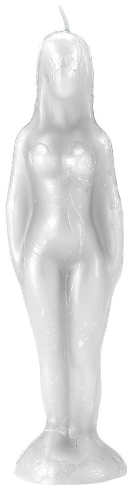 VELAS  MUJER BLANCA