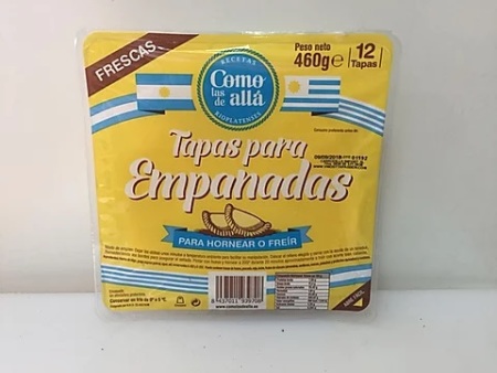 Discos de Empanadas Como Las de Allá 12und 14cm