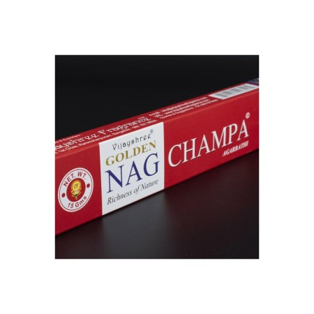 12 packs Incienso Golden Nag - Champa 15 gr