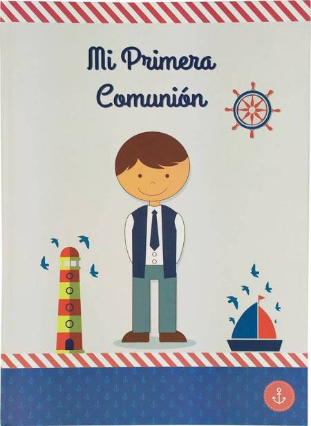 (TARA) LIBRO FIRMAS COMUNIÓN NIÑO SIN ESTUCHE